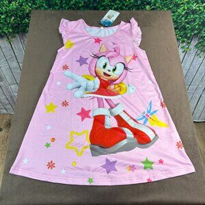 Girls Sonic the Hedgehog Amy Pink Nightgown Size 120 /5T *NEW* (SKU: 120G)